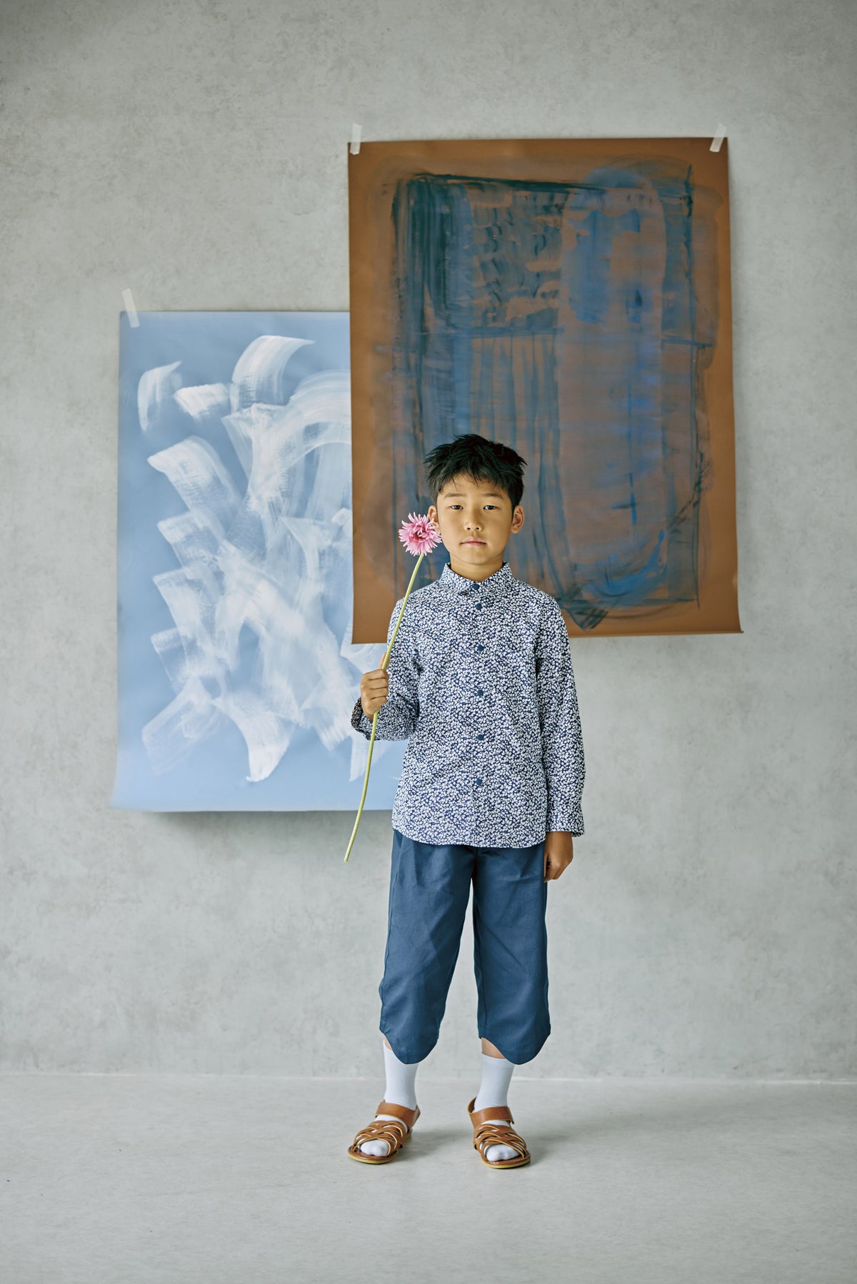 BIG SLEEVE SHIRT LIBERTY for boy