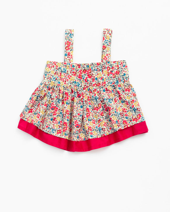 DOUBLE LAYERED SLEEVELESS TOP LIBERTY