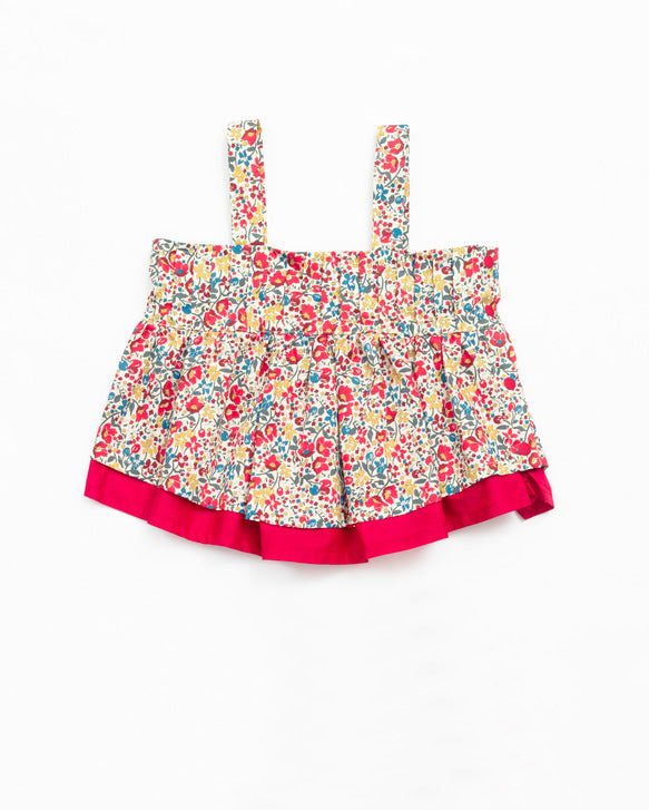 DOUBLE LAYERED SLEEVELESS TOP LIBERTY