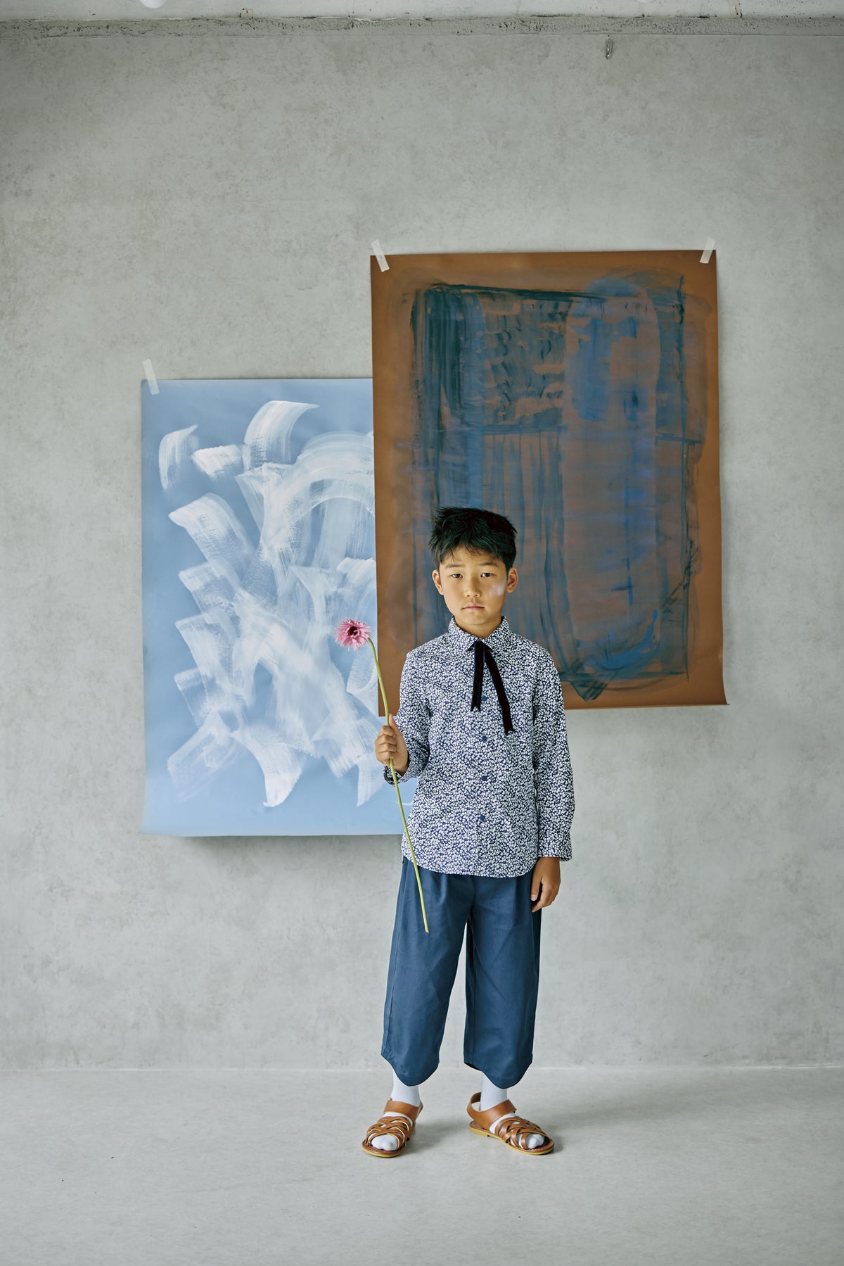 BIG SLEEVE SHIRT LIBERTY for boy