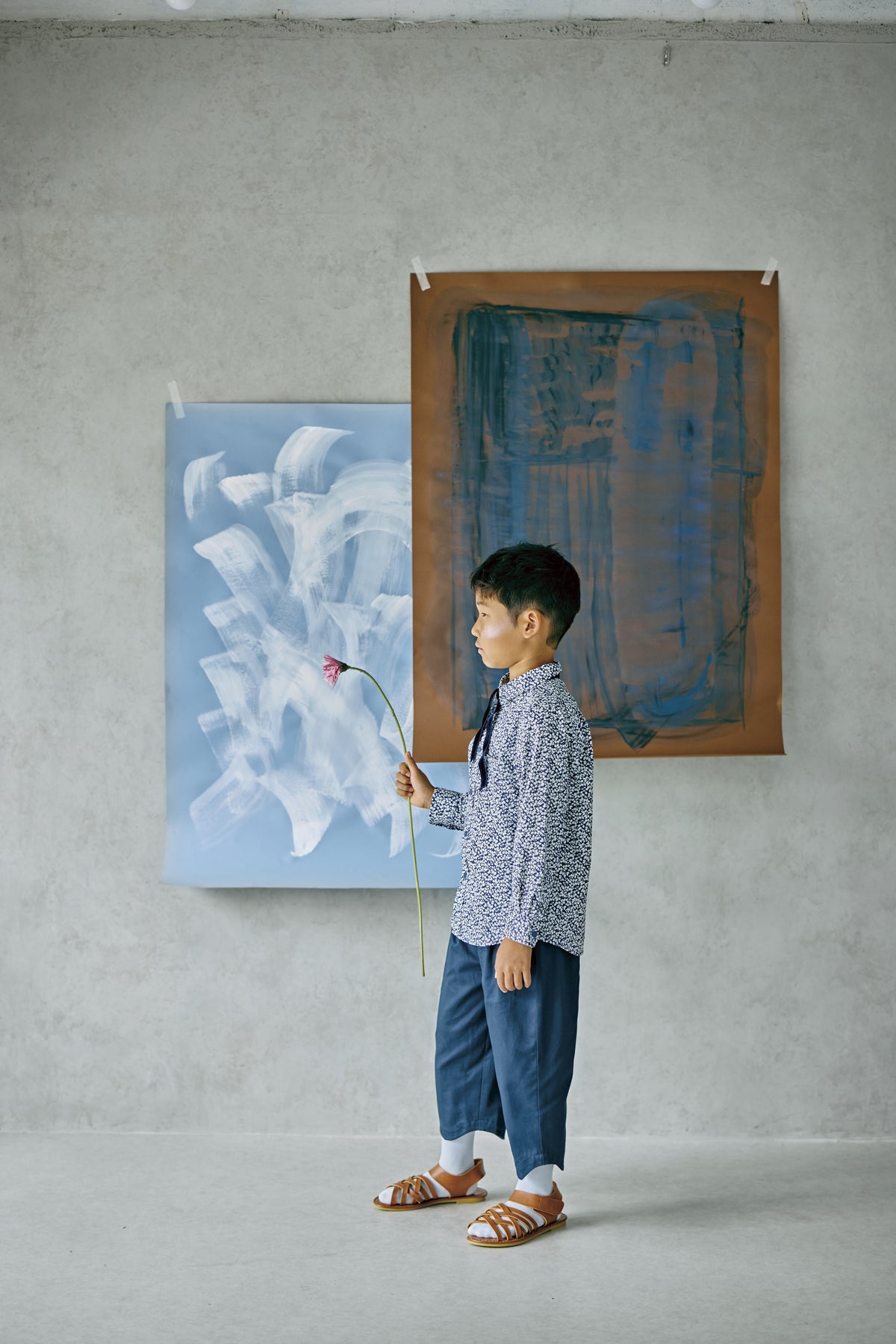 BIG SLEEVE SHIRT LIBERTY for boy