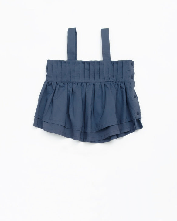 DOUBLE LAYERED SLEEVE TOP